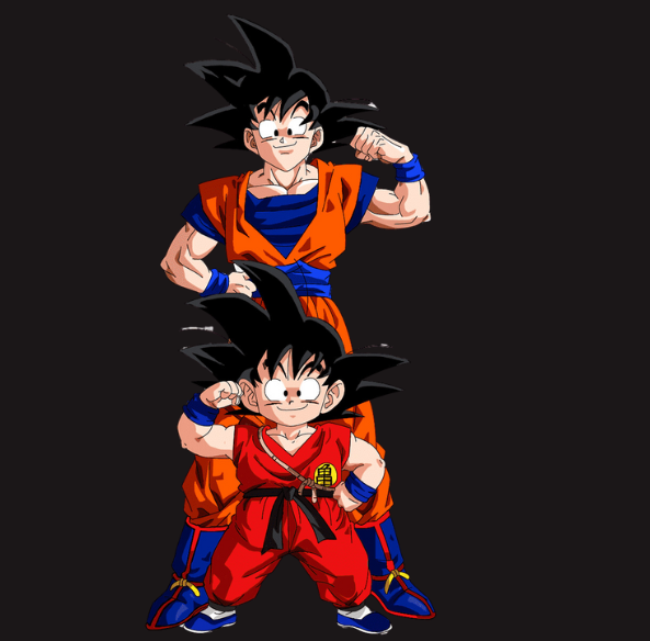 Son Goku and Son Gohan